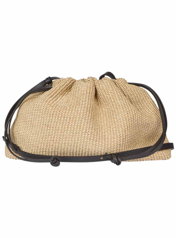 Eva large natural raffia x testa moro