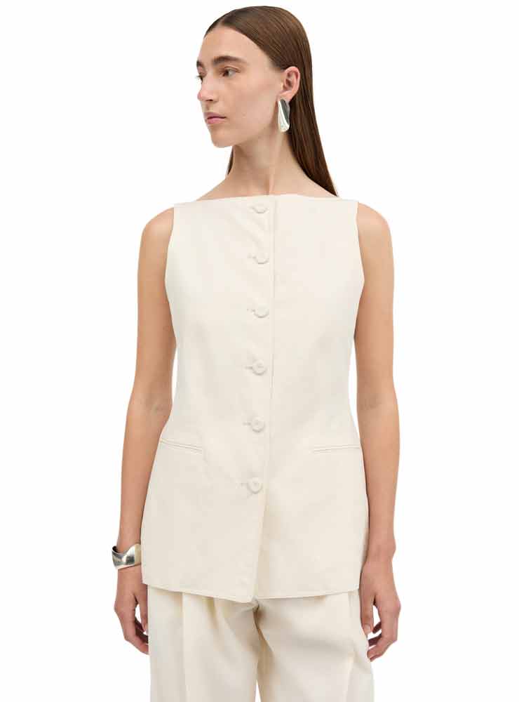 Mkdt studio TURI TOP ECRU