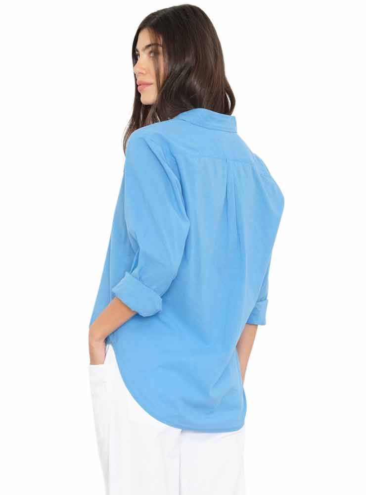 Xirena Blue Surf Beau Shirt
