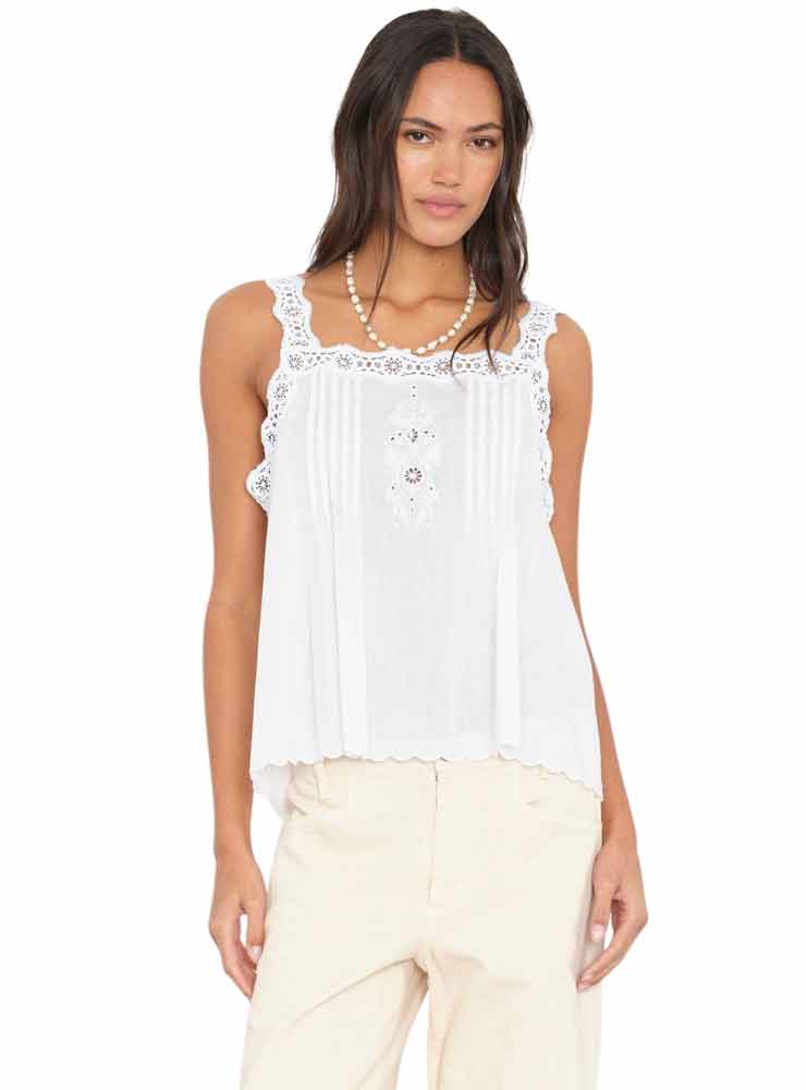 Xirena White Abby Top