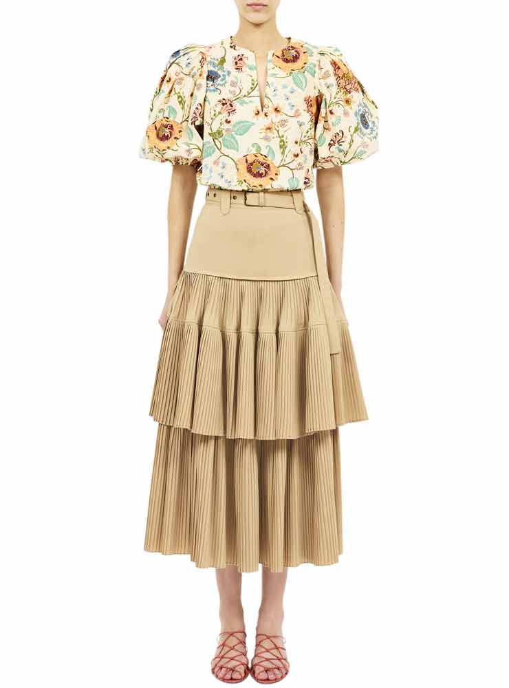 Ulla johnson florielle top abalone