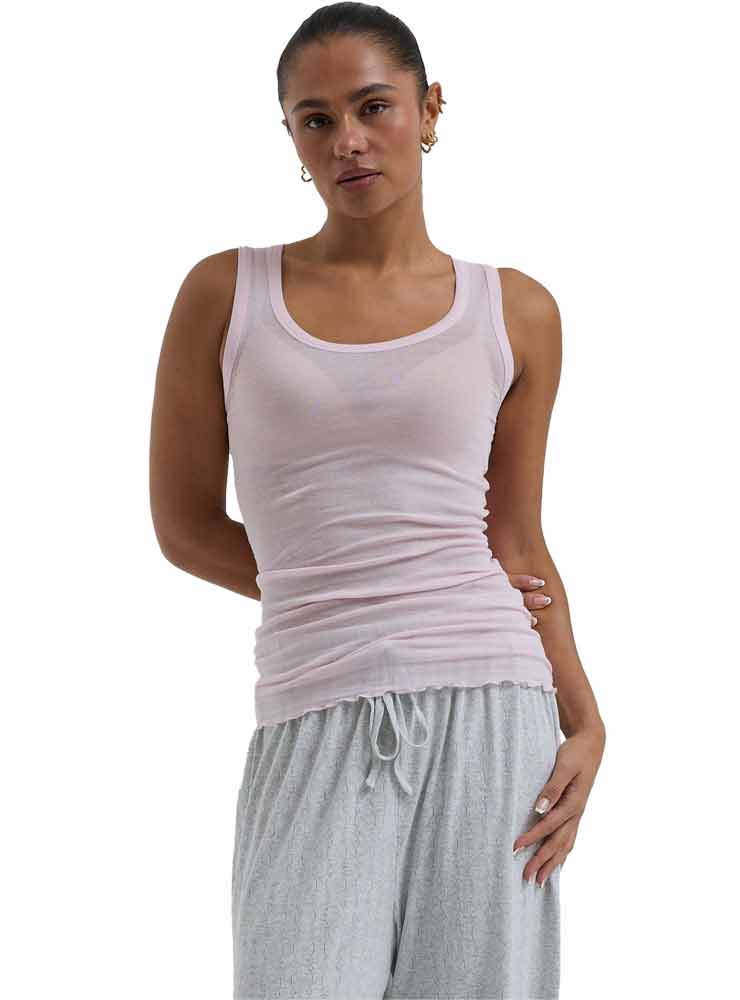 Seamless basic Bella Bomuld Pale Rose