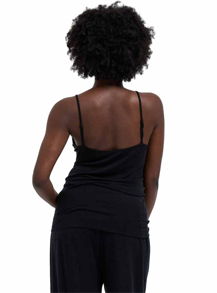 SEAMLESS BASIC LACE SILK Black w. Rosie