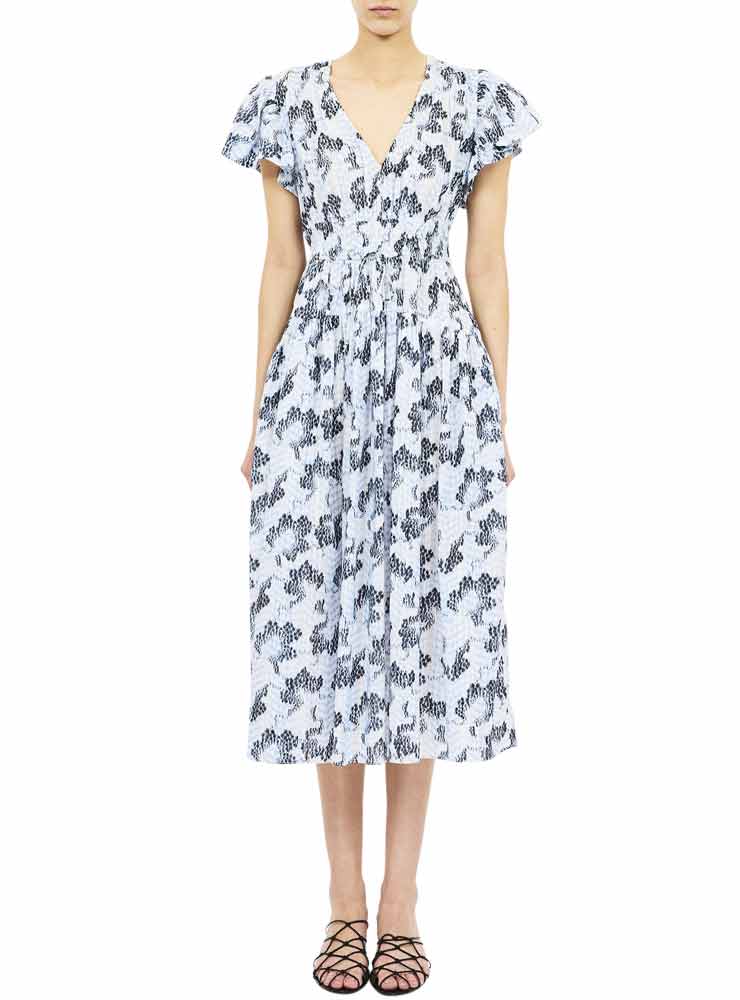 Ulla Johnson lyria sl cotton dress ciel