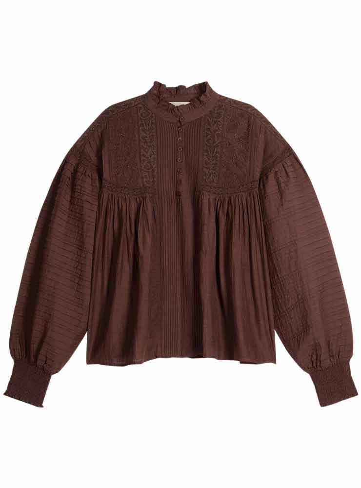 Vanessa Bruno DAHLIA blouse Classic brown