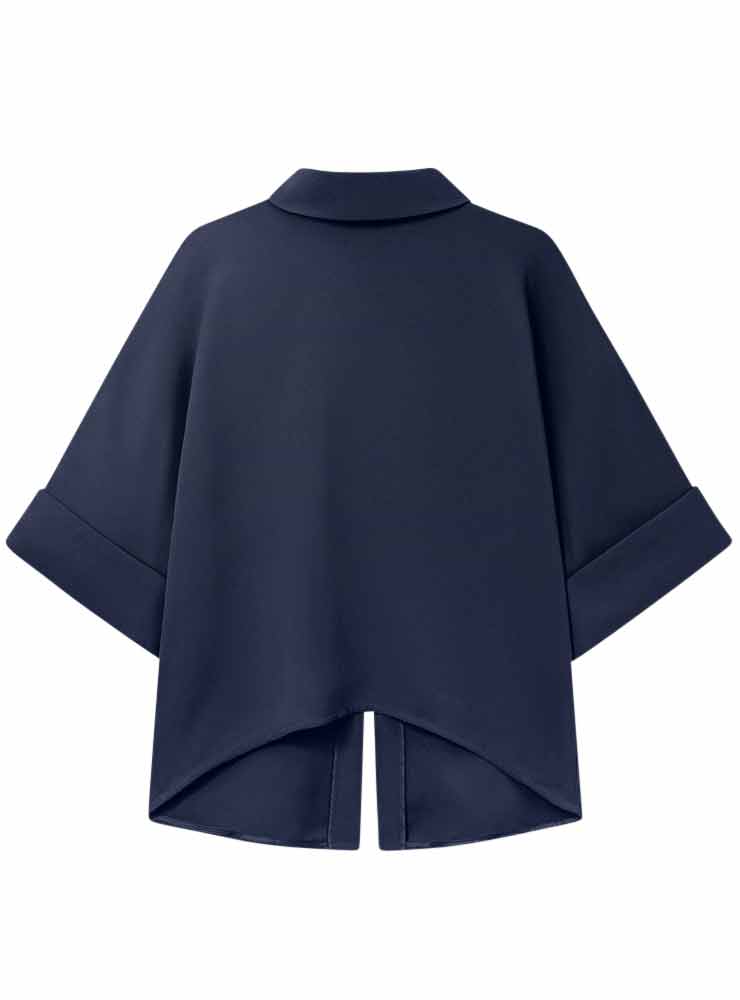 Mkdt studio BAILEE CREPE GEORGETTE NAVY
