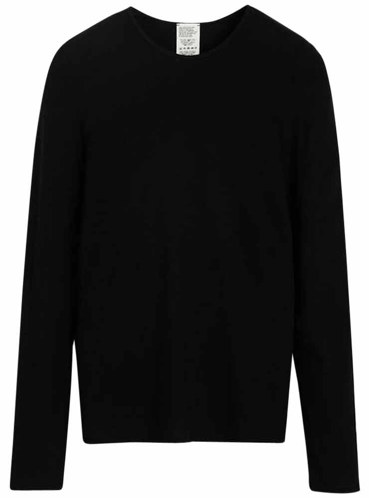 Aiayu Gentle long sleeve cotton cashmere black