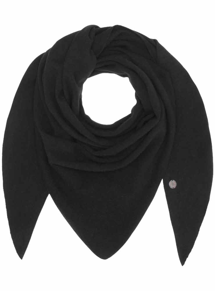 Beta Studio ALEXA BIG TRIANGLE SCARF BLACK