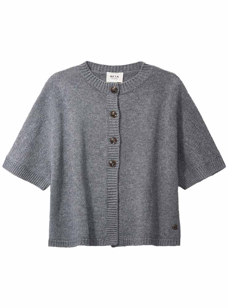 Beta Studio MALLE VEST STONE GREYMELANGE