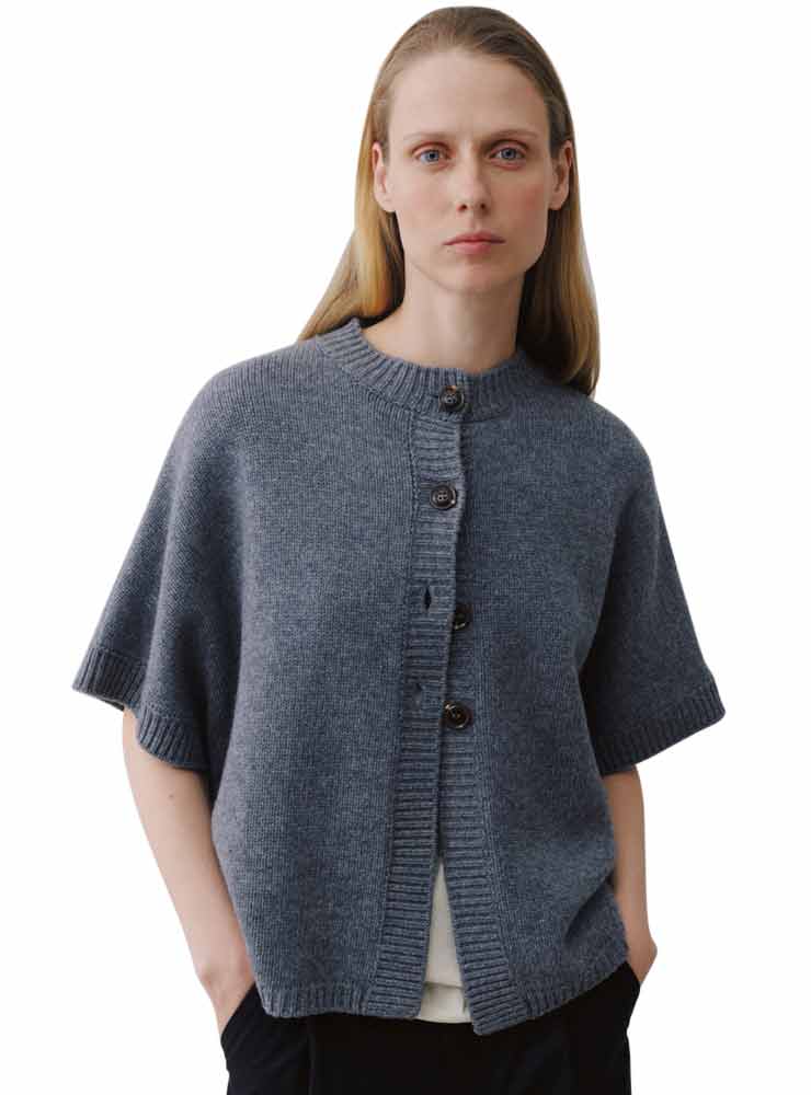 Beta Studio MALLE VEST STONE GREYMELANGE