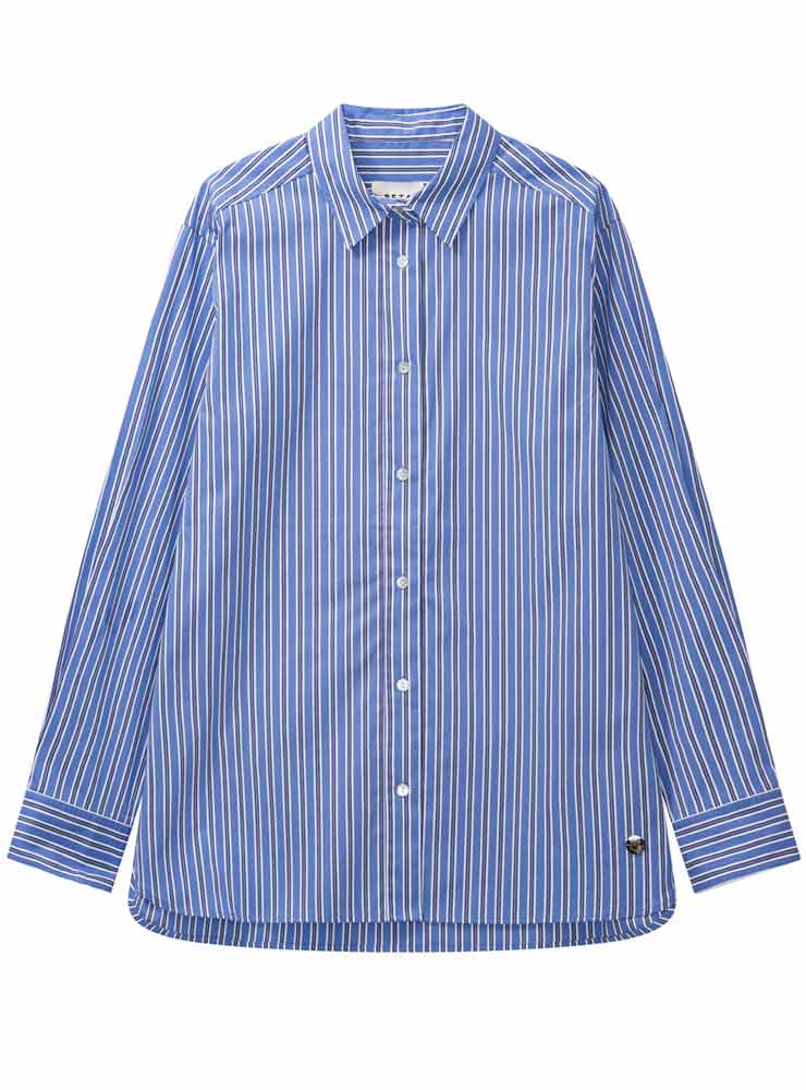 Beta Studio NANAKI STRIPED SHIRT PALACE BLUE