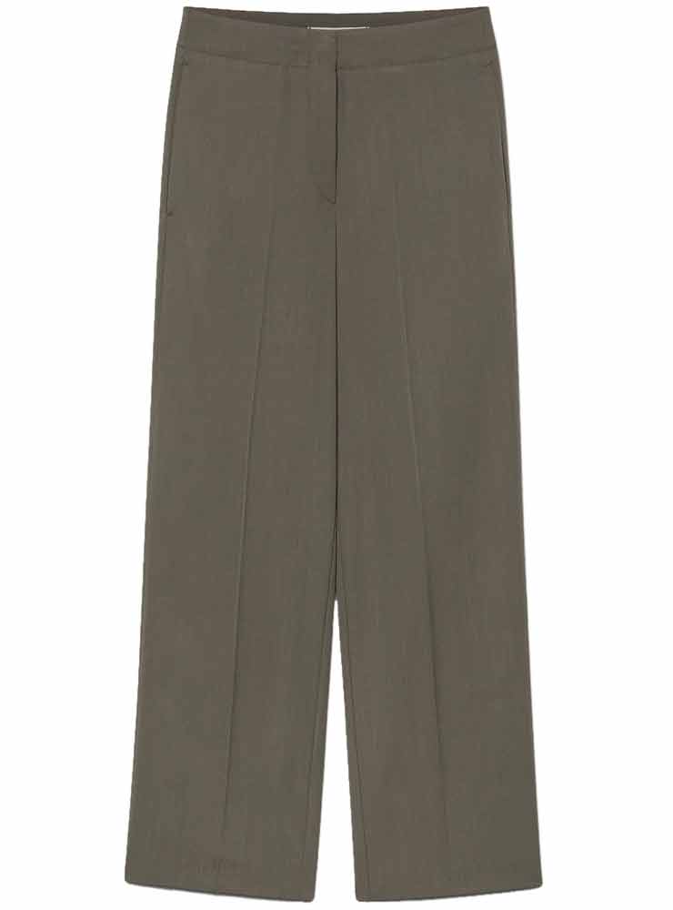 Pomandere garbadine pants hunter