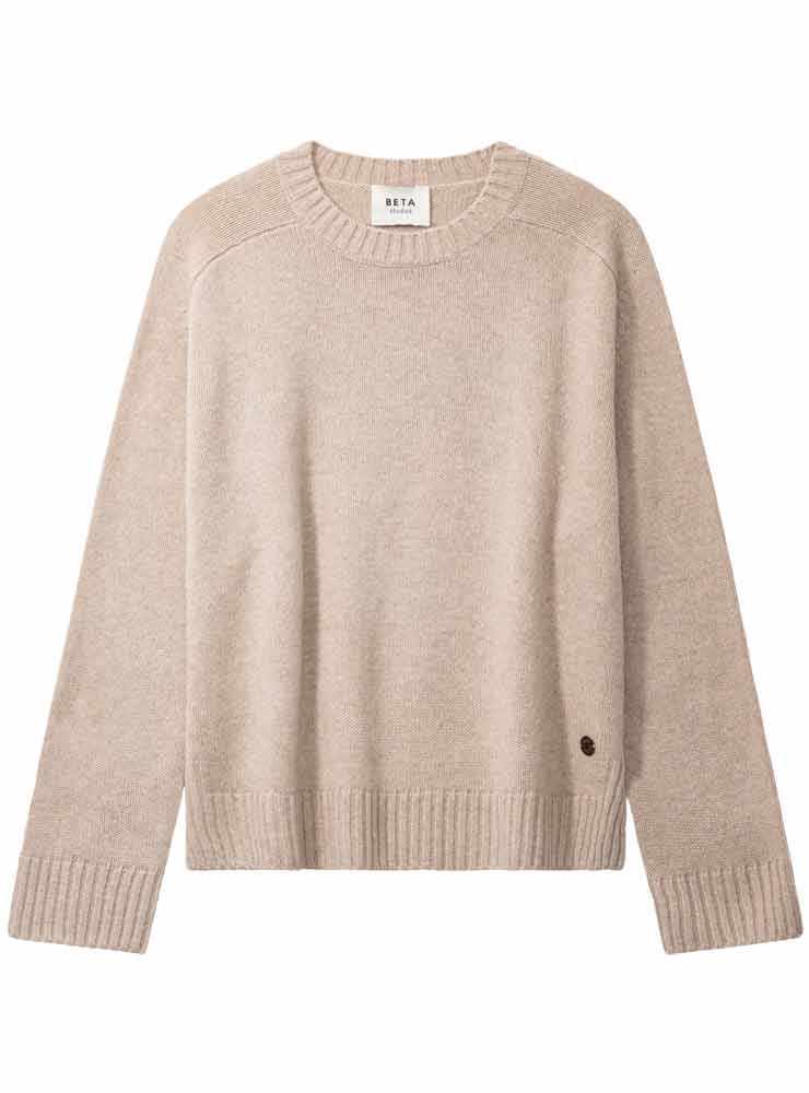 Beta Studio NIKITA O-NECK SAND MELANGE