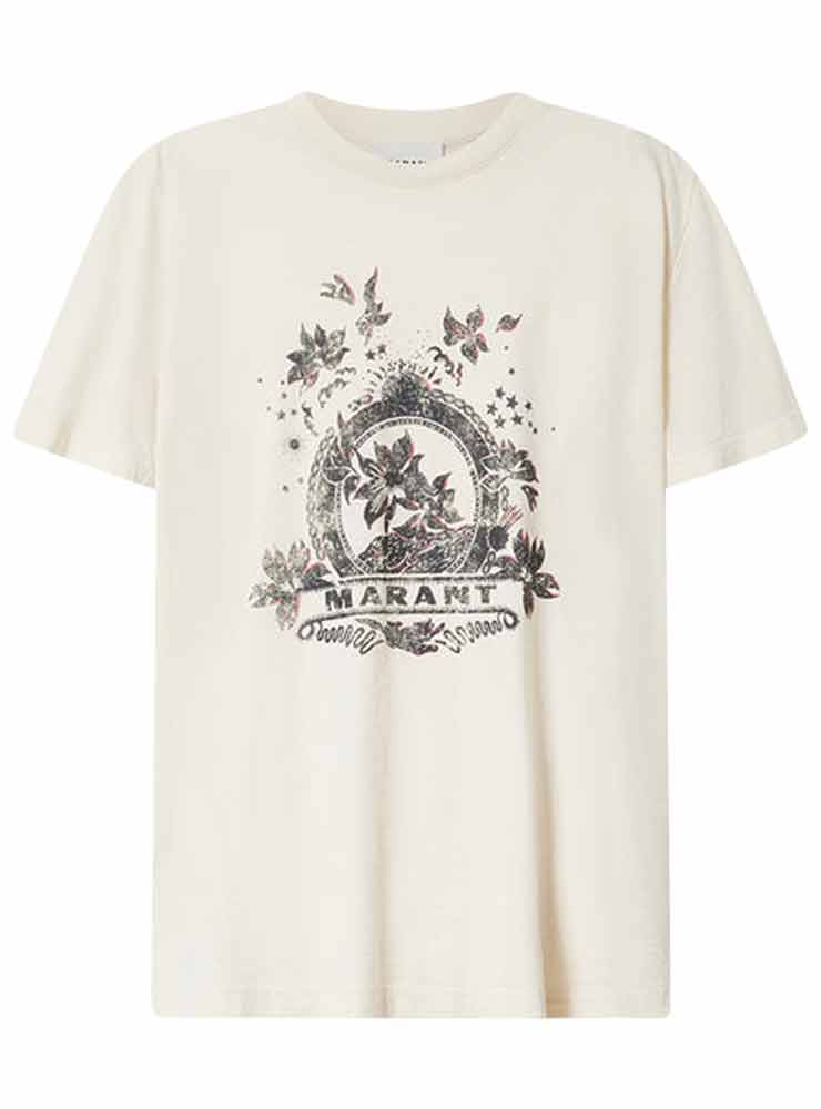 isabel marant ZEWEL T-SHIRT ecru