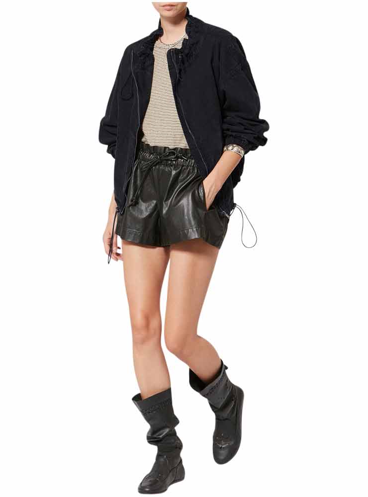 ISABEL MARANT FEATHER JACKET black