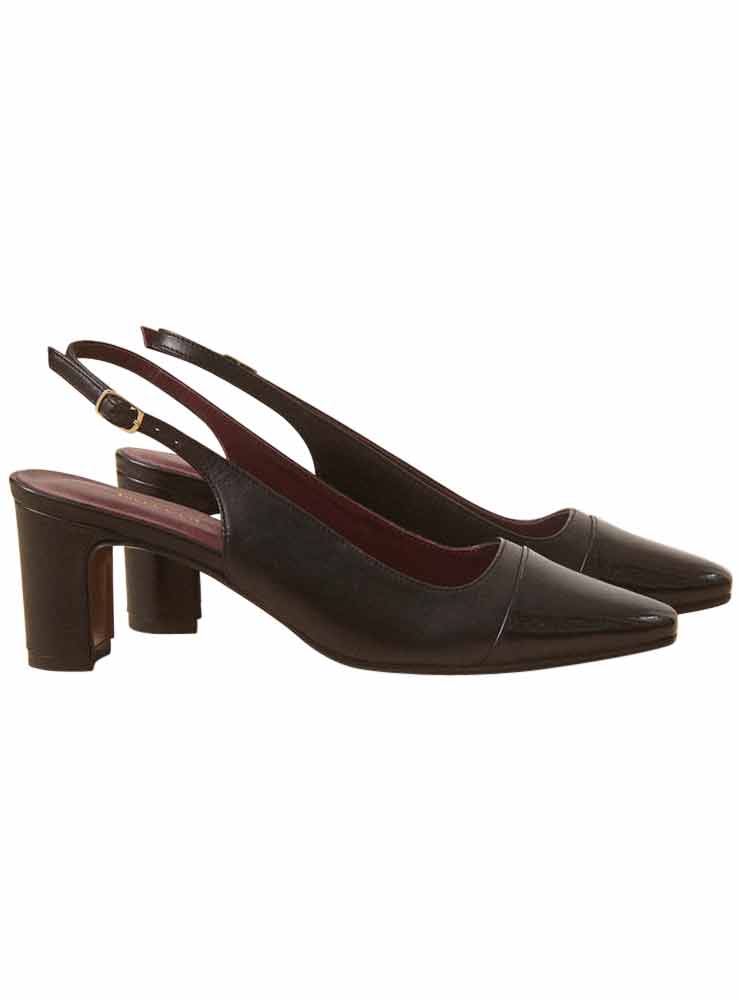 RIVECOUR 529 NAPPA black SLINGBACK