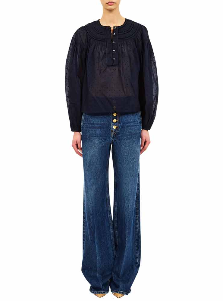 Ulla Johnson klara blouse nightfall