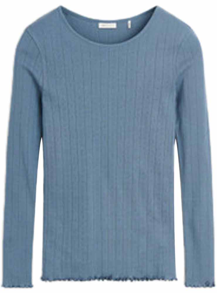 Skall studio Edie blouse faded blue