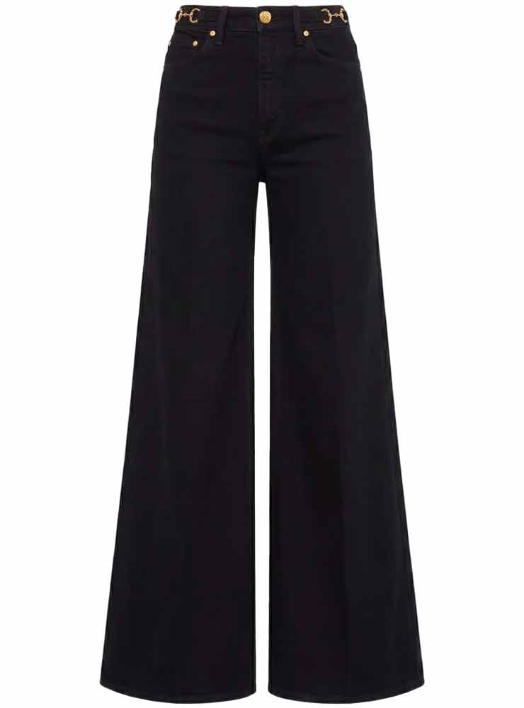Ulla Johnson The Stretch Valory Flare-Jean noir