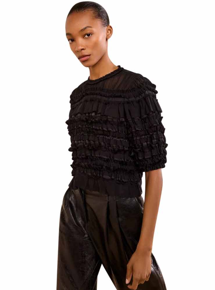 Ulla Johnson Mabel silk top black