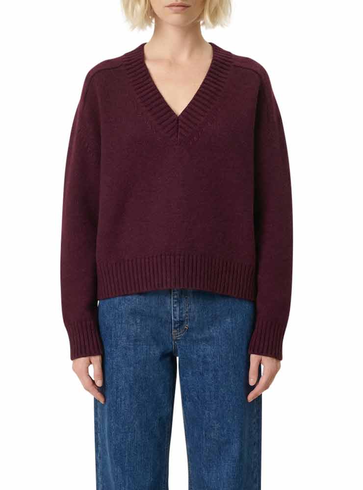 Vanessa Bruno fernananda knit bordeaux fra