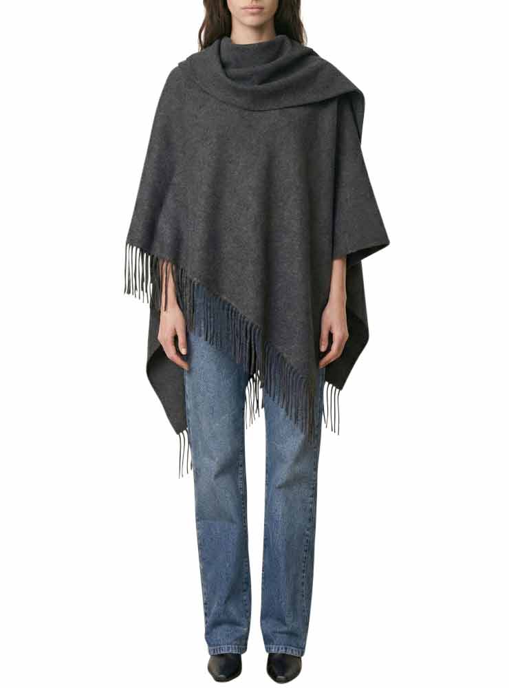 Vanessa Bruno hope wool cape anthracite
